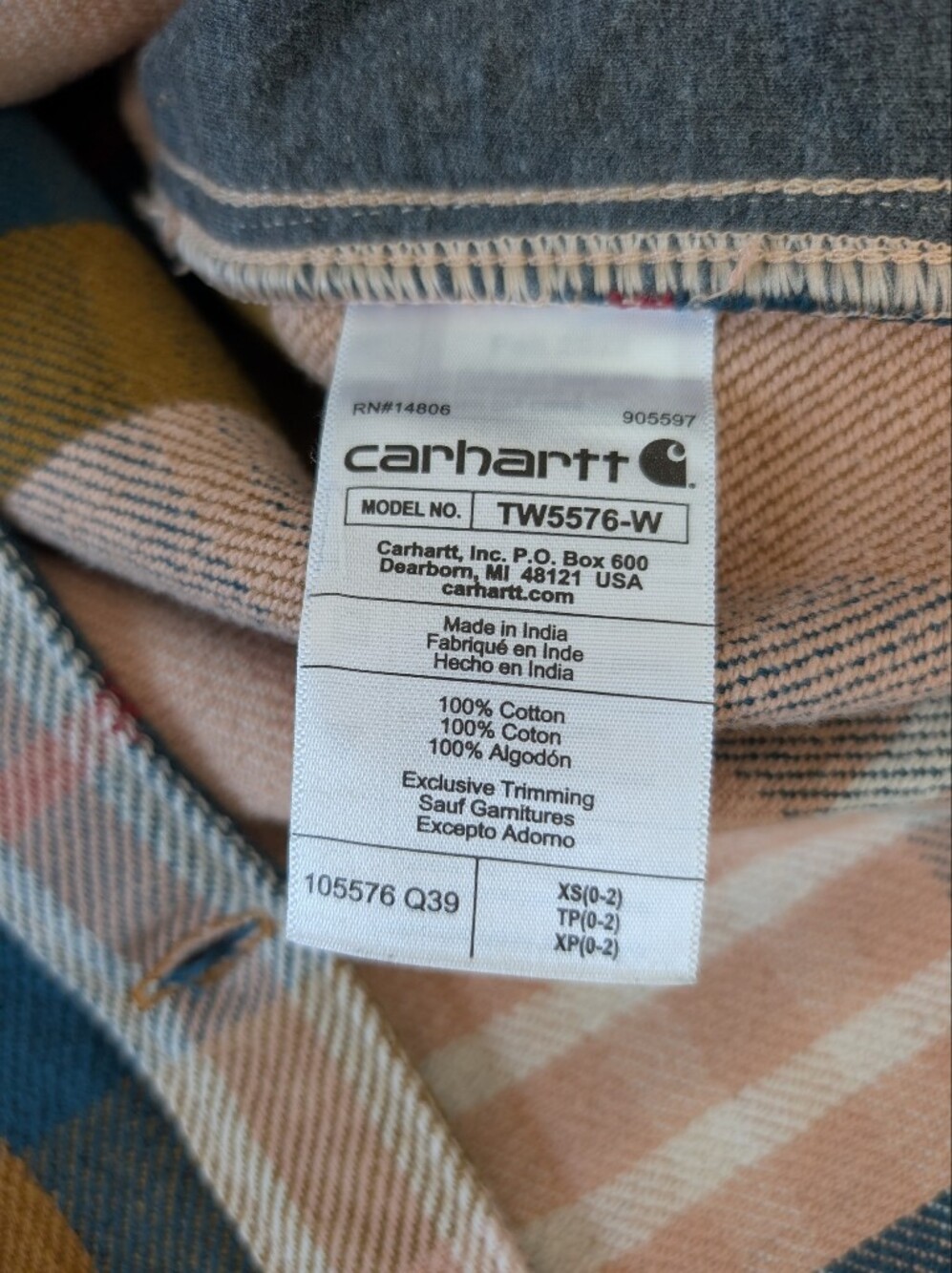 Like New, Carhartt Heavyweight Shirt Jacket, Sz XS - Picture 5 of 7